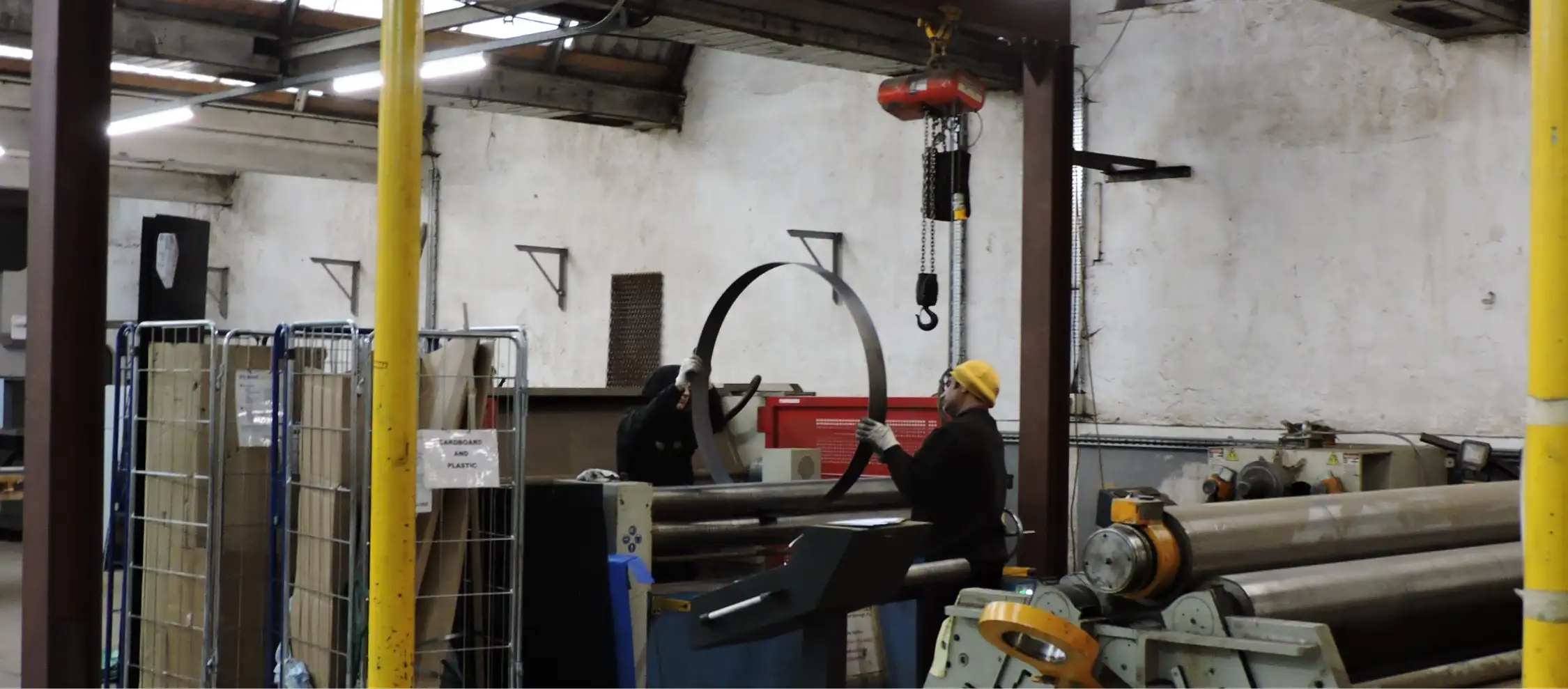 Bending metal