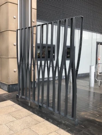 Metal street furniture