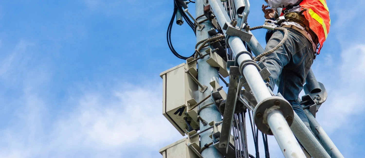 Telecoms pole
